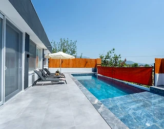 Kaş Çayköy'de Harika Doğada, Özel Havuzlu, Lüks Villa - 2