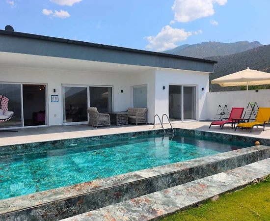 Kaş Çayköy'de Huzurlu Doğa İçerisinde, Özel Havuzlu, 2 Kişilik Villa - 1