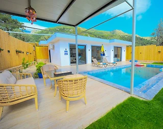 Kaş Çayköy'de Huzurlu Doğa İçerisinde, Özel Havuzlu, Balayı Villası - 5