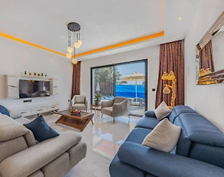 Kaş Çayköy'de Huzurlu Doğanın İçerisinde, Özel Havuzlu, Jakuzili Villa - 5