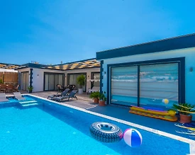 Kaş Çayköy'de Muhteşem Doğada, Özel Havuzlu, Muhafazakar Villa - 3