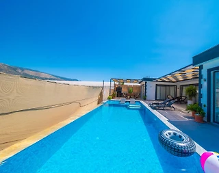 Kaş Çayköy'de Muhteşem Doğada, Özel Havuzlu, Muhafazakar Villa - 5