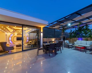 Kaş Çayköy'de Sessiz Konumda, Özel Havuzlu, Lüks Villa - 5