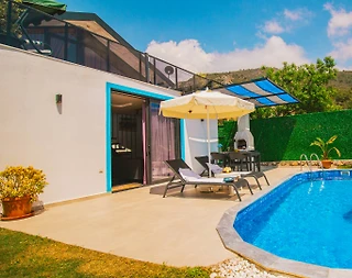 Kaş Çayköy'de Yemyeşil Doğada, Özel Havuzlu, Korunaklı Villa - 2