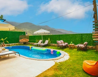 Kaş Çayköy'de Yemyeşil Doğada, Özel Havuzlu, Korunaklı Villa - 3