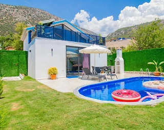 Kaş Çayköy'de Yemyeşil Doğada, Özel Havuzlu, Salıncaklı Villa - 4