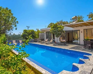 Kaş Çayköy'de Yeşillikler İçerisinde, Özel Havuzlu, Balayı Villası - 3