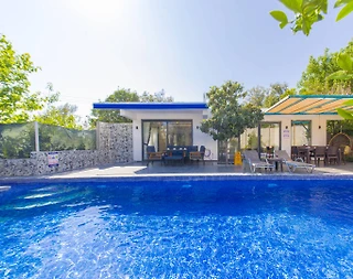 Kaş Çayköy'de Yeşillikler İçerisinde, Özel Havuzlu, Balayı Villası - 3