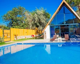 Kaş Çayköy'de Yeşillikler İle Dolu Doğada, Özel Havuzlu, Kiralık Bungalov - 2