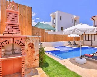Kaş Çukurbağ'da Bohem Tasarımlı, Özel Havuzlu, Konforlu Villa  - 5