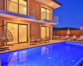 Kaş Andifli'de Çekirdek Ailelere Uygun, Özel Havuzlu, Lüks Villa - 3