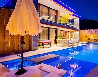 Kaş Çukurbağ'da Doğayla Baş Başa, Özel Havuzlu, Modern Villa - 1