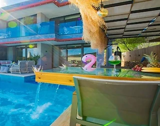Kaş Çukurbağ'da Doğayla Baş Başa, Özel Havuzlu, Modern Villa - 3