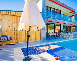 Kaş Çukurbağ'da Doğayla Baş Başa, Özel Havuzlu, Modern Villa - 2