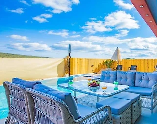 Kaş Çukurbağ'da Doğayla Baş Başa, Özel Havuzlu, Modern Villa - 4