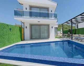 Kaş Andifli'de Elverişli Konumda, Özel Havuzlu, 3+1 Villa - 2