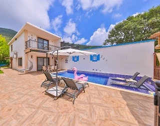 Kaş Çukurbağ'da Enfes Doğa İçerisinde, Özel Havuzlu, Şık Villa - 5