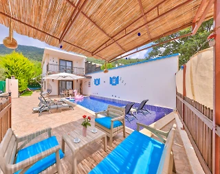 Kaş Çukurbağ'da Enfes Doğa İçerisinde, Özel Havuzlu, Şık Villa - 4