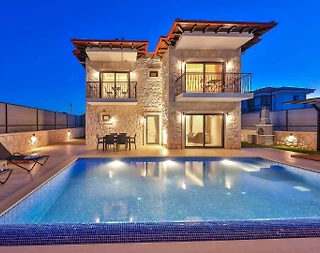 Kaş Andifli'de Ferah ve Geniş Bahçeli, Özel Havuzlu, Lüks Villa - 5
