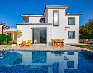 Kaş Andifli'de Geniş Bahçe İçerisinde, Özel Havuzlu, 6 Kişilik Villa - 2