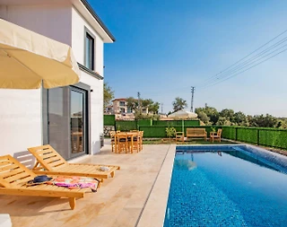 Kaş Andifli'de Geniş Bahçe İçerisinde, Özel Havuzlu, 6 Kişilik Villa - 5