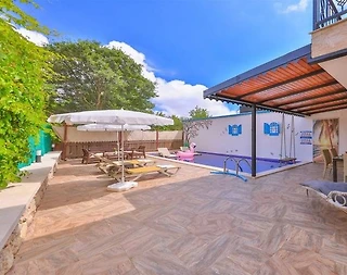 Kaş Çukurbağ'da Gözlerden Uzak, Isıtmalı Özel Havuzlu, Kiralık Villa - 5