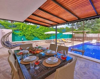 Kaş Çukurbağ'da Gözlerden Uzak, Isıtmalı Özel Havuzlu, Kiralık Villa - 5
