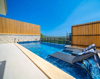 Kaş Çukurbağ'da Huzurlu Doğada, Özel Havuzlu, Jakuzili Villa - 4