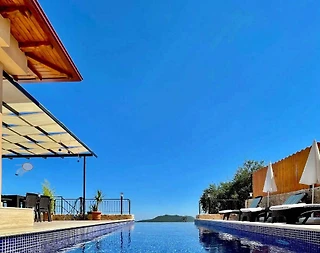 Kaş Çukurbağ'da Kalabalık Ailelere Uygun, Özel Havuzlu, Jakuzili Villa - 2