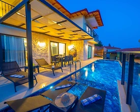 Kaş Çukurbağ'da Ormanın İçerisinde, Özel Havuzlu, 6 Kişilik Villa - 2