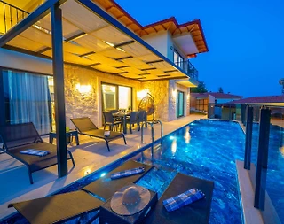 Kaş Çukurbağ'da Ormanın İçerisinde, Özel Havuzlu, 6 Kişilik Villa - 2