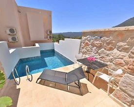 Kaş Çukurbağ'da Otantik Mimarili, Özel Havuzlu, Kiralık Villa - 3