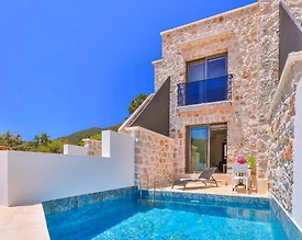 Kaş Çukurbağ'da Otantik Mimarili, Özel Havuzlu, Kiralık Villa - 2