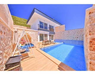 Kaş Çukurbağ'da Modern Tasarımlı, Özel Havuzlu, Lüks Villa - 1