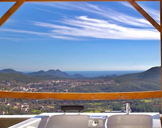 Kaş Çukurbağ'da Sakin Konumda, Özel Havuzlu, Kiralık Villa - 2