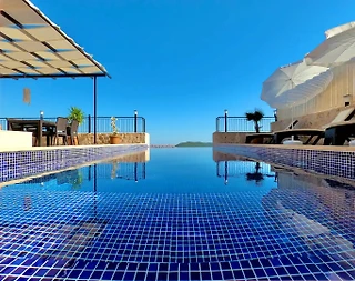Kaş Çukurbağ'da Sakin Konumda, Özel Havuzlu, Kiralık Villa - 4