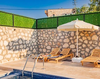 Kaş Andifli'de Şehrin Gürültüsünden Uzakta, Özel Havuzlu, Kiralık Villa - 5