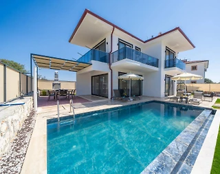 Kaş Andifli'de Yeşilliklerle Dolu Doğada, Özel Havuzlu, Modern Villa - 1