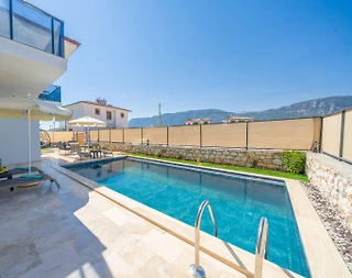 Kaş Andifli'de Yeşilliklerle Dolu Doğada, Özel Havuzlu, Modern Villa - 3