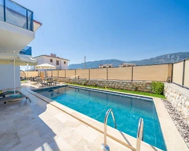 Kaş Andifli'de Yeşilliklerle Dolu Doğada, Özel Havuzlu, Modern Villa - 3