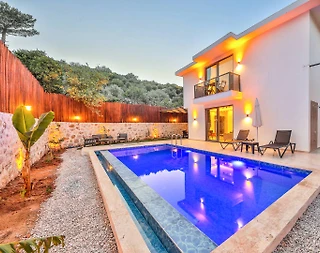 Kaş Gelemiş'de Doğa İçinde, Özel Havuzlu, Muhafazakar Villa - 3