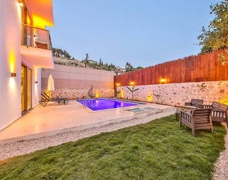 Kaş Gelemiş'de Doğa İçinde, Özel Havuzlu, Muhafazakar Villa  - 5