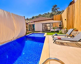 Kaş Gelemiş'de Doğa İçinde, Özel Havuzlu, Muhafazakar Villa  - 3