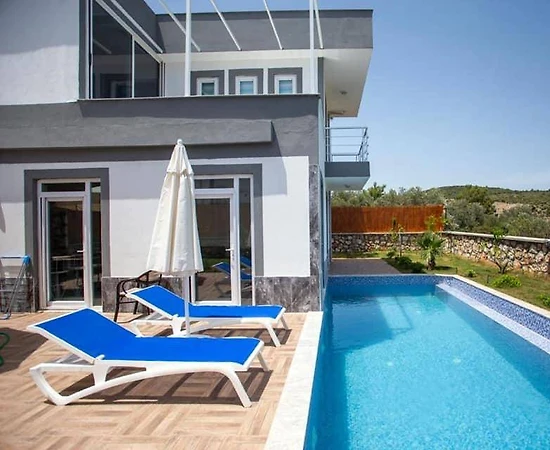 Kaş Gelemiş'te Balayı Çiftlerine Uygun, Özel Havuzlu, 2+1 Villa - 1