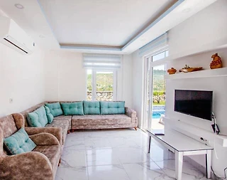 Kaş Gelemiş'te Balayı Çiftlerine Uygun, Özel Havuzlu, 2+1 Villa - 5