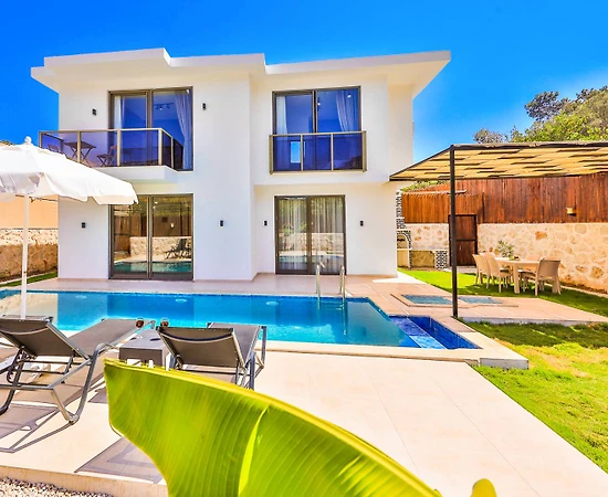 Kaş Gelemiş'te Çekirdek Ailelere Uygun, Özel Havuzlu, 2+1 Villa - 1