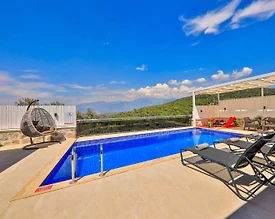 Kaş Gelemiş'te Doğa İçerisinde, Özel Havuzlu, Ferah Villa - 3