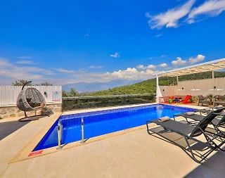 Kaş Gelemiş'te Doğa İçerisinde, Özel Havuzlu, Ferah Villa - 3