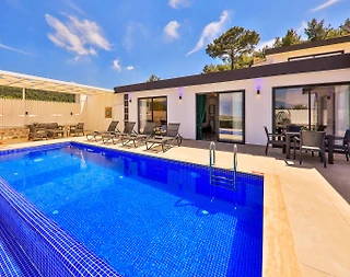 Kaş Gelemiş'te Doğa İçerisinde, Özel Havuzlu, Ferah Villa - 5