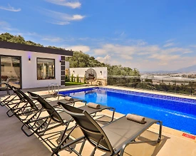 Kaş Gelemiş'te Doğa İçerisinde, Özel Havuzlu, Ferah Villa - 3